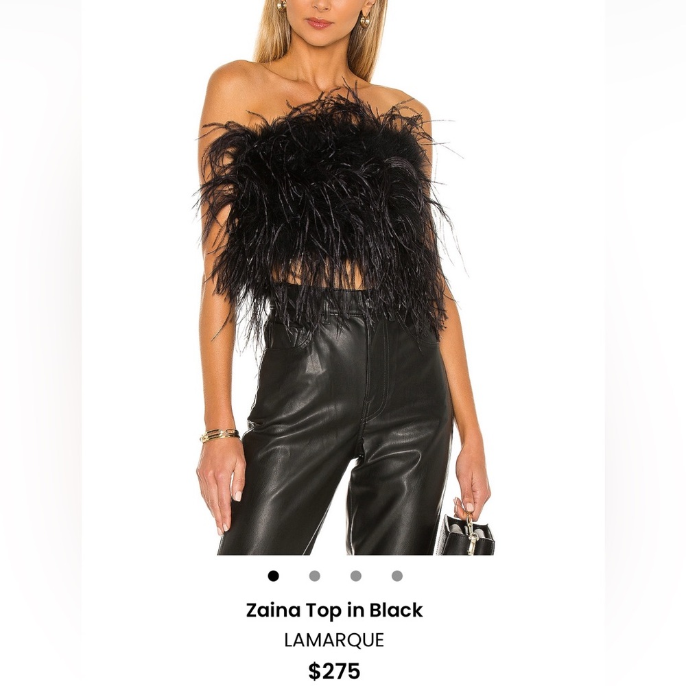 Lamarque Black Feather Bustier
****Never worn: NWT***
XS
